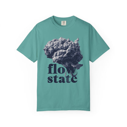 Flow State Smoke Brain Tee — Productivity Focus Graphic | Root to Peak