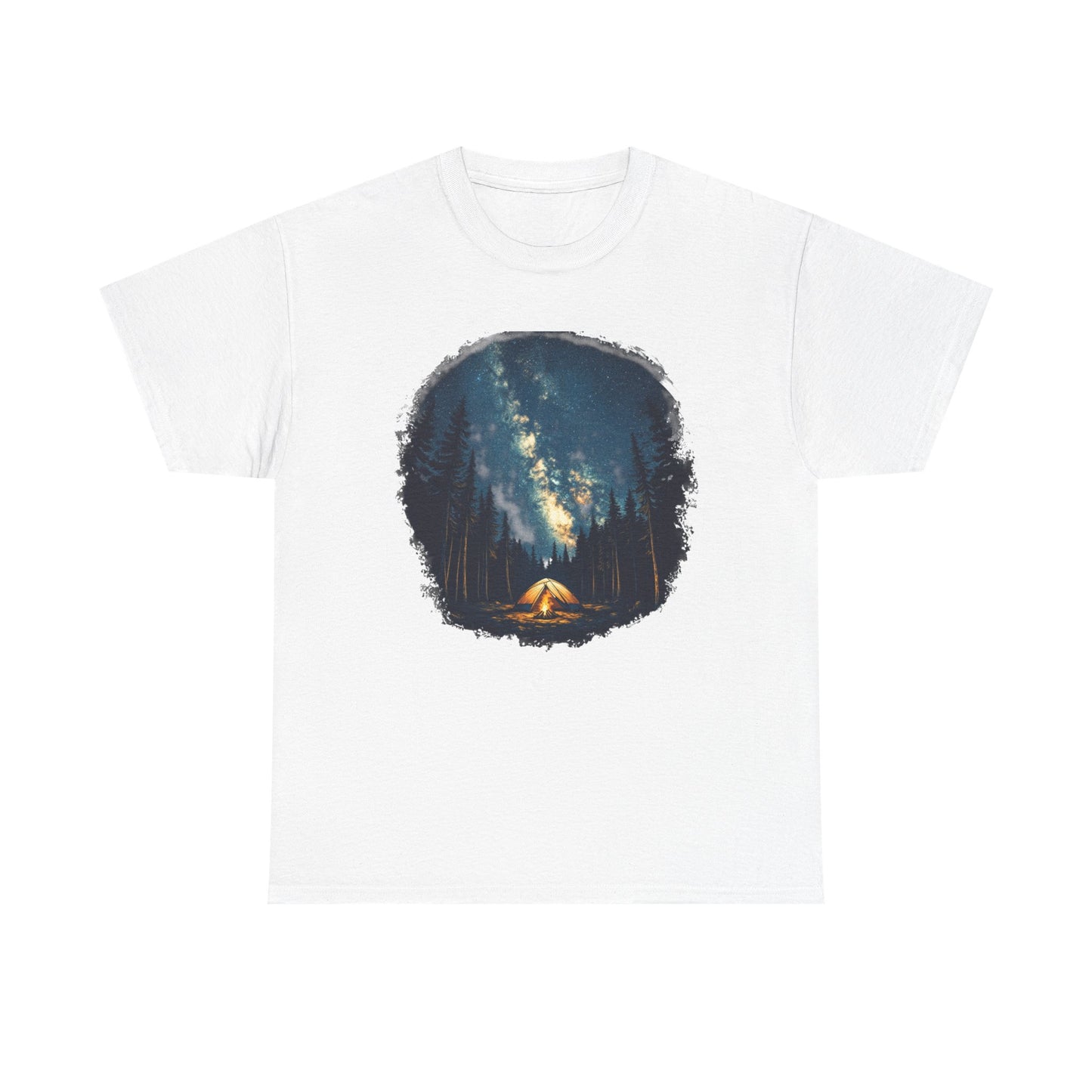 Camping Under the Stars Tee — Night Sky Milky Way Outdoor | Root to Peak