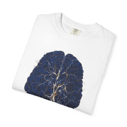 Flow State Brain Tree Tee — Neuroscience Focus Art | Root to Peak