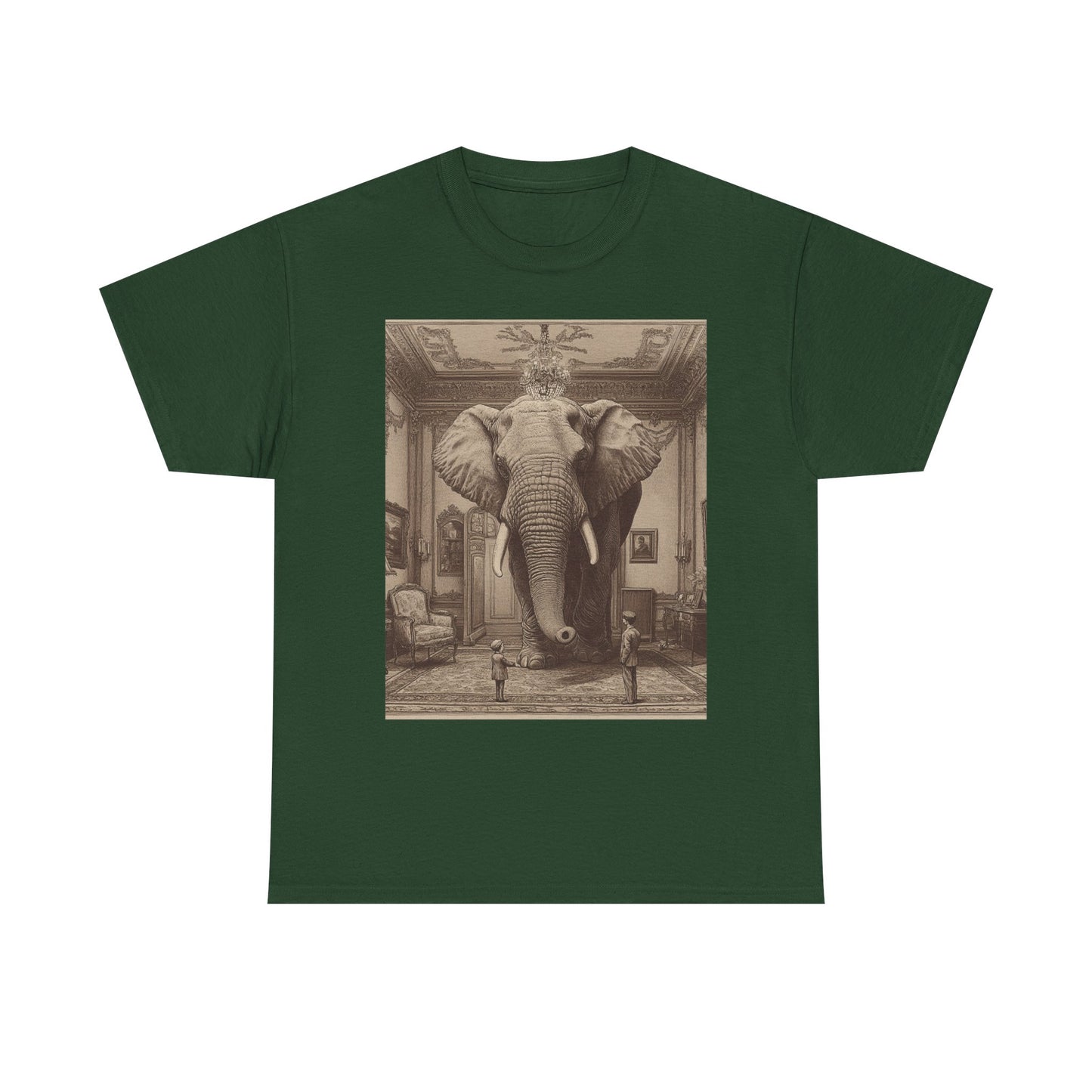 Elephant in the Room Graphic Tee — Funny Idiom Gift | Root to Peak