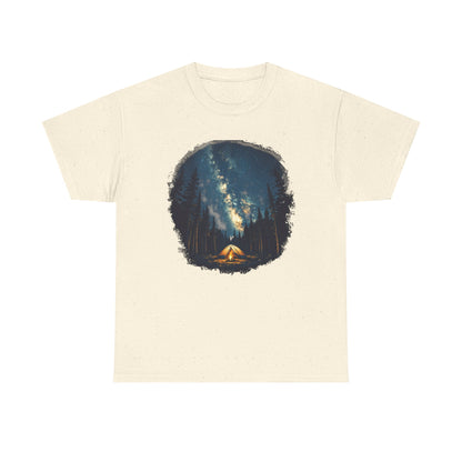 Camping Under the Stars Tee — Night Sky Milky Way Outdoor | Root to Peak