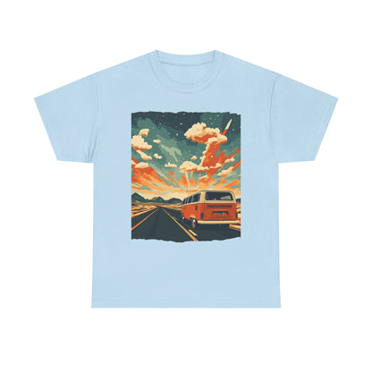 Van Life Adventure Graphic Tee — Road Trip Nomad Travel Gift | Root to Peak