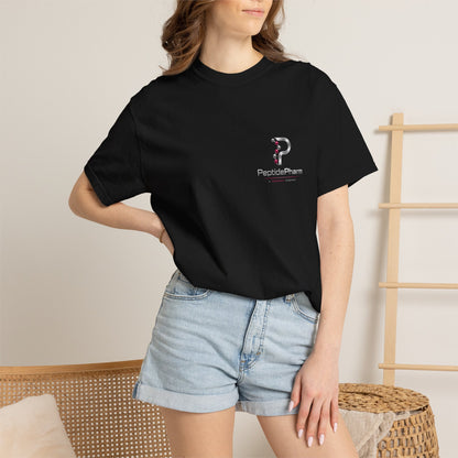 Tina QR - PeptidePharm Unisex Garment-Dyed T-shirt