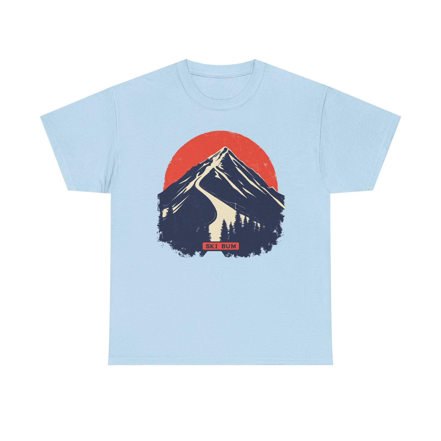 Ski Bum Mountain Graphic Tee — Skier Snow Lover Winter Gift | Root to Peak