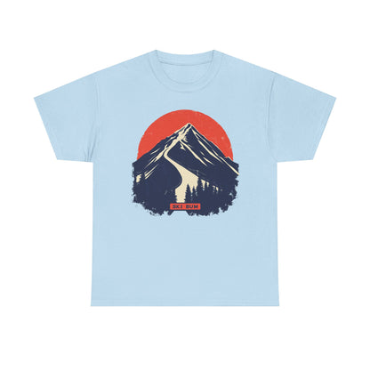 Ski Bum Mountain Graphic Tee — Skier Snow Lover Winter Gift | Root to Peak