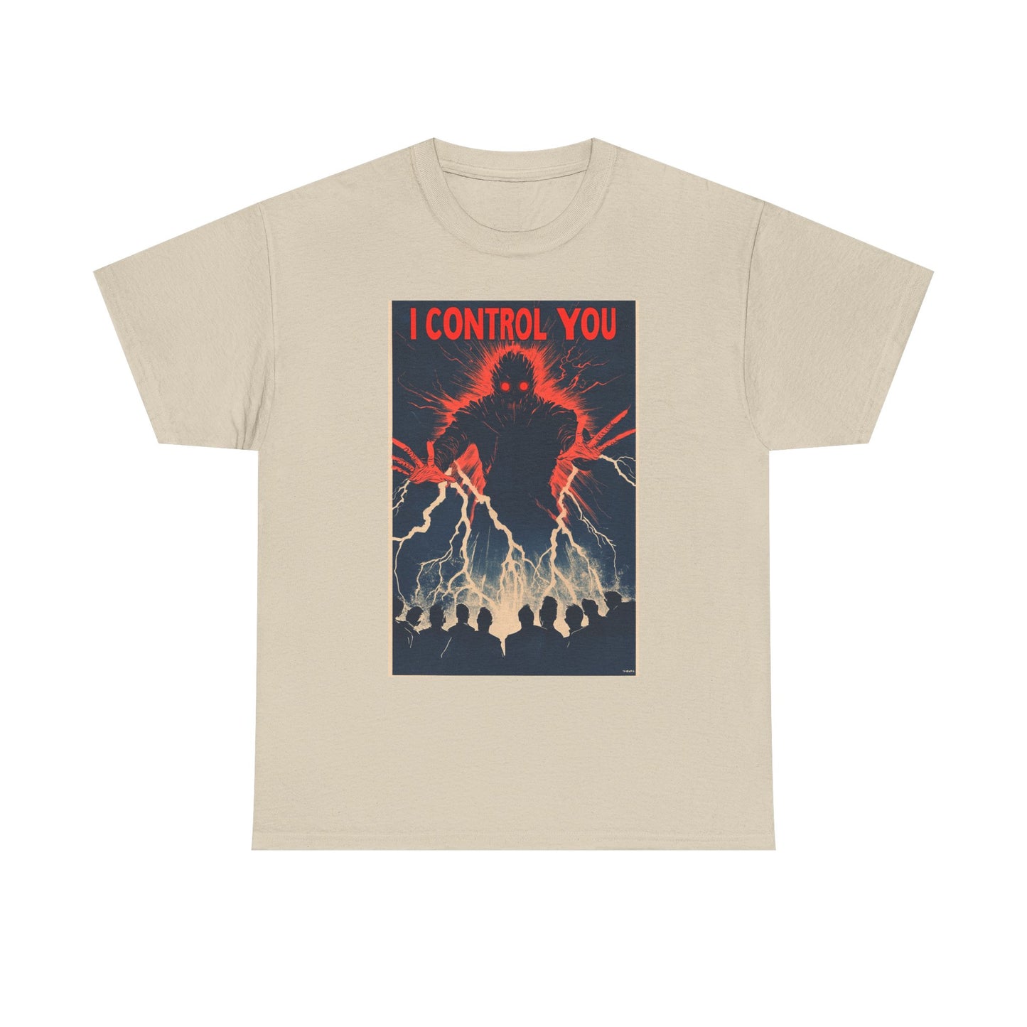 I Control You Graphic Tee — Mind Control Brainwave Art T-Shirt | Root to Peak