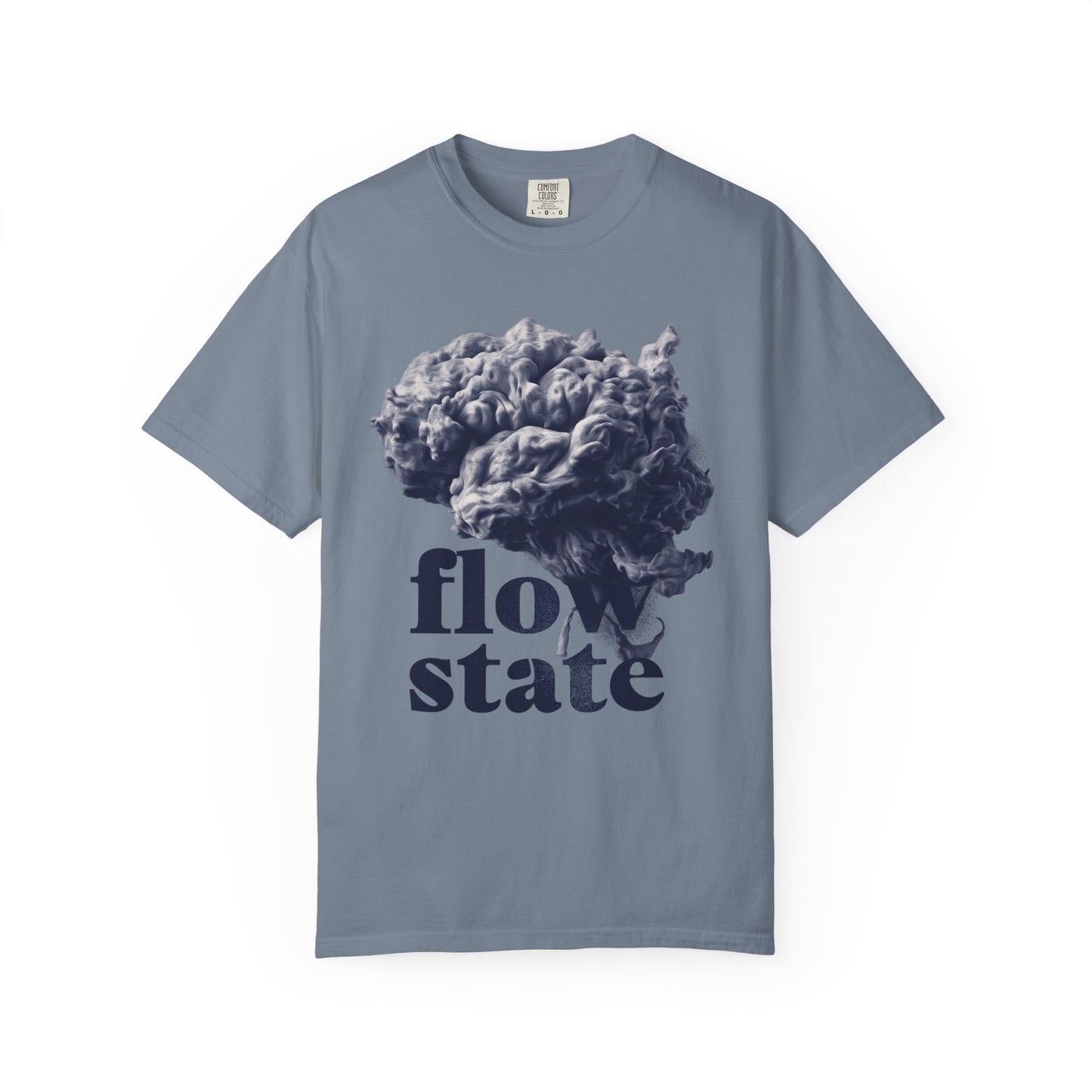 Flow State Smoke Brain Tee — Productivity Focus Graphic | Root to Peak