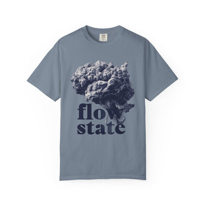 Flow State Smoke Brain Tee — Productivity Focus Graphic | Root to Peak