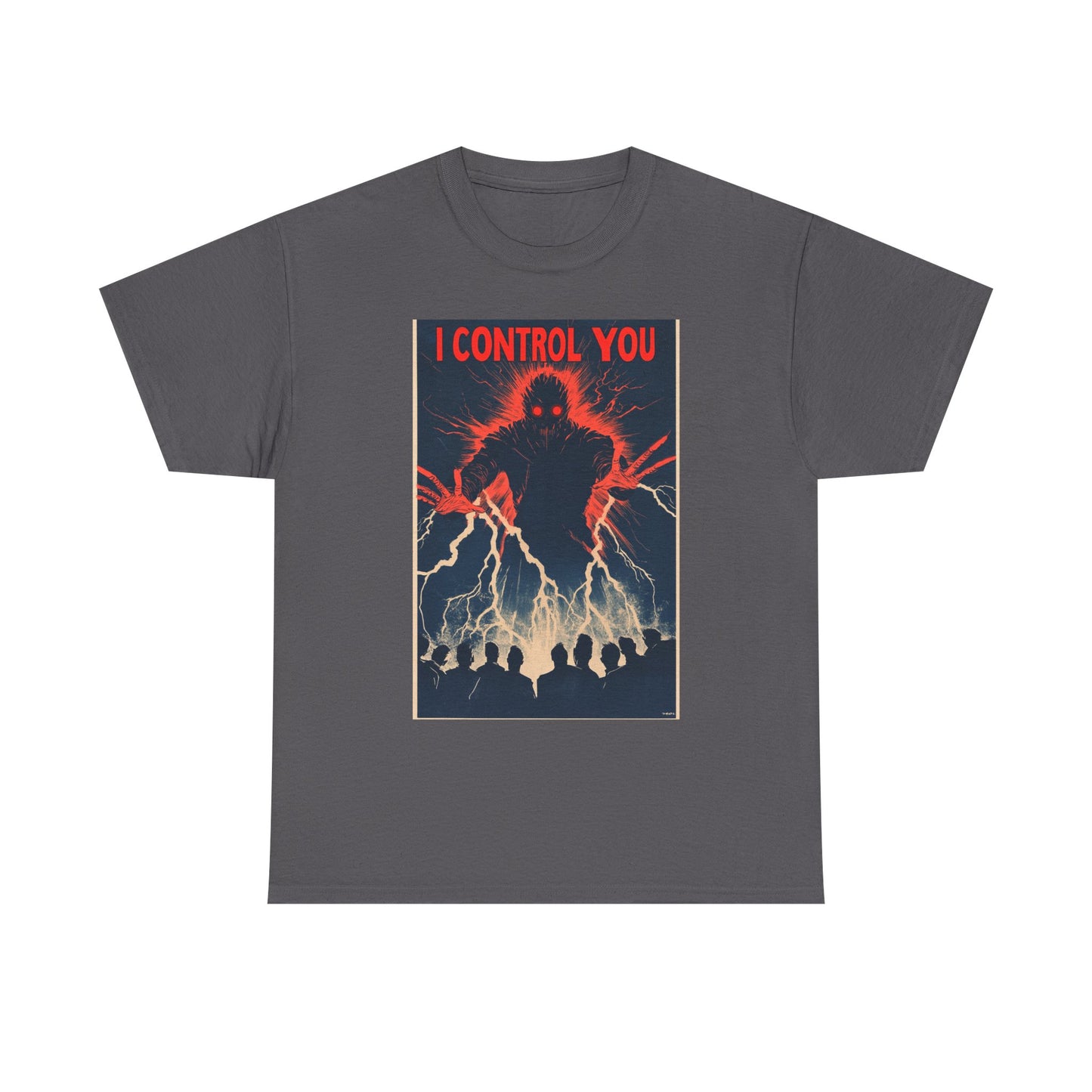 I Control You Graphic Tee — Mind Control Brainwave Art T-Shirt | Root to Peak