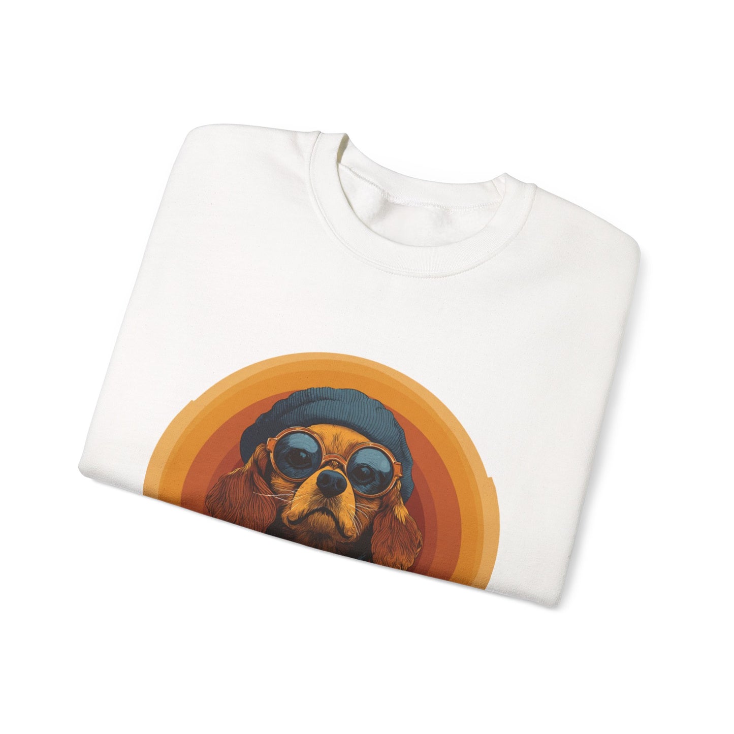 Retro Beagle Portrait Crewneck — Boho Dog Lover Gift | Root to Peak