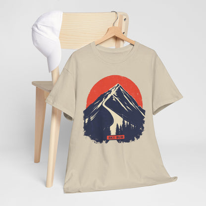 Ski Bum Mountain Graphic Tee — Skier Snow Lover Winter Gift | Root to Peak