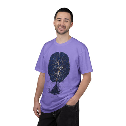 Flow State Brain Tree Tee — Neuroscience Focus Art | Root to Peak