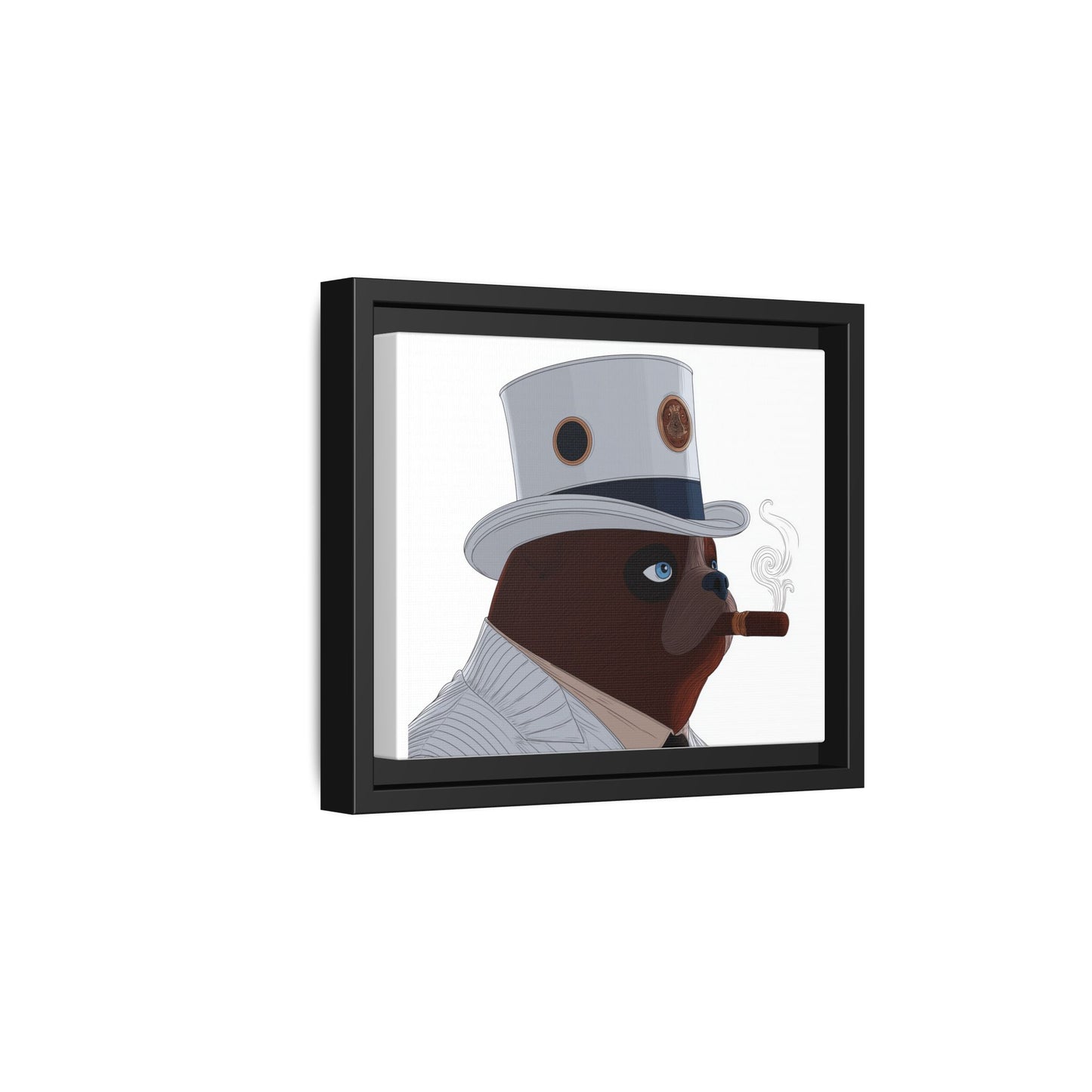 Dapper Bear Canvas Print — Funny Animal Portrait Wall Art | Root to Peak