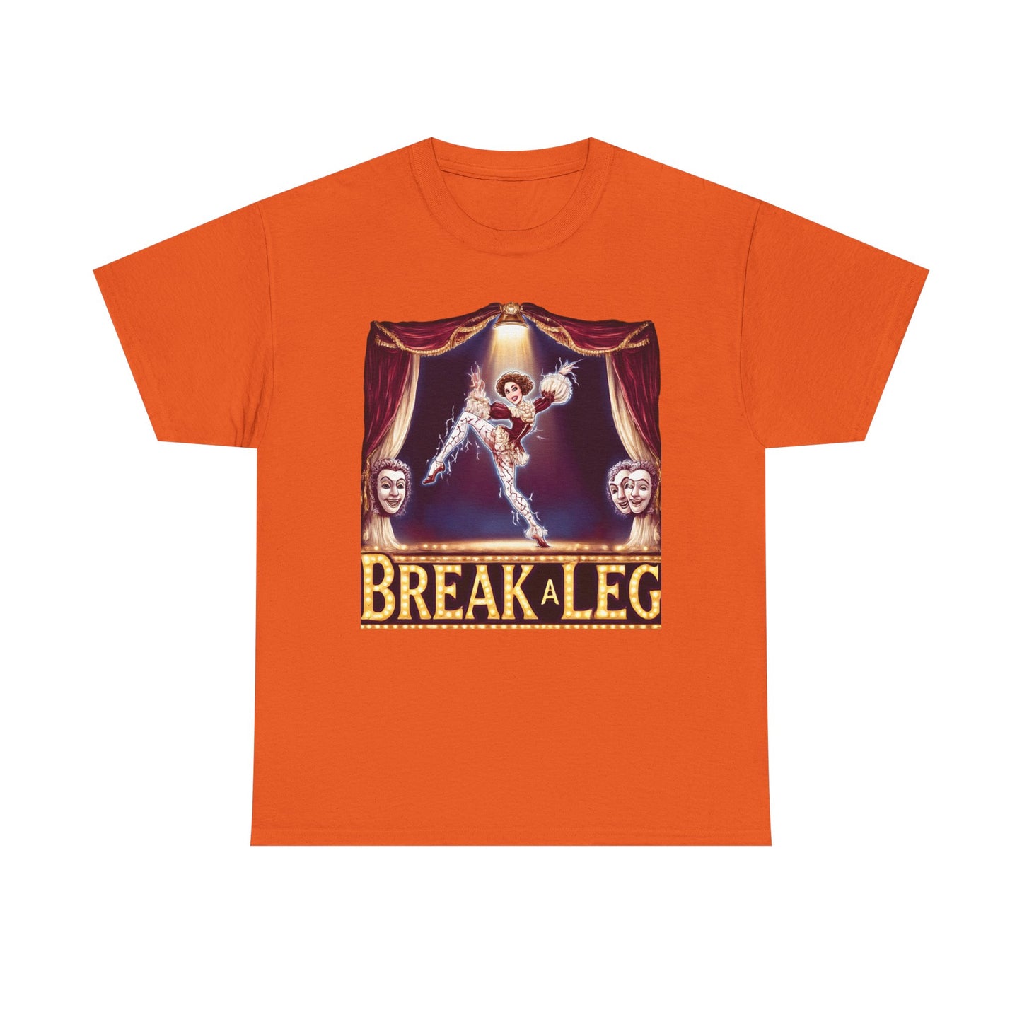 Break a Leg Theater T-Shirt — Drama Gift for Actors | Root to Peak