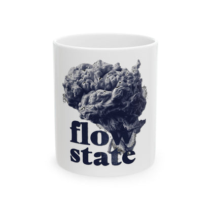Flow State Coffee Mug — Deep Work Gift Developer Writer | Root to Peak