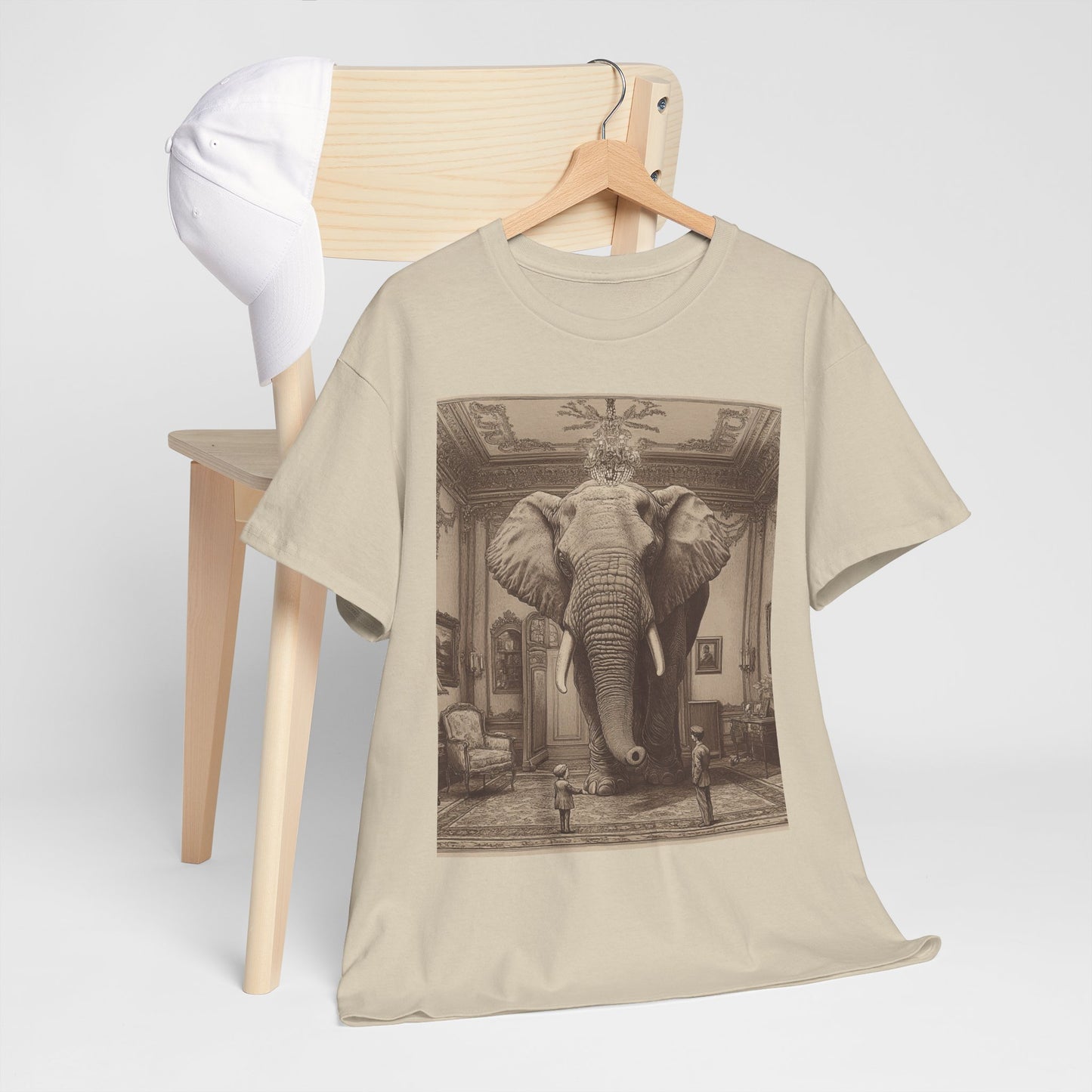 Elephant in the Room Graphic Tee — Funny Idiom Gift | Root to Peak