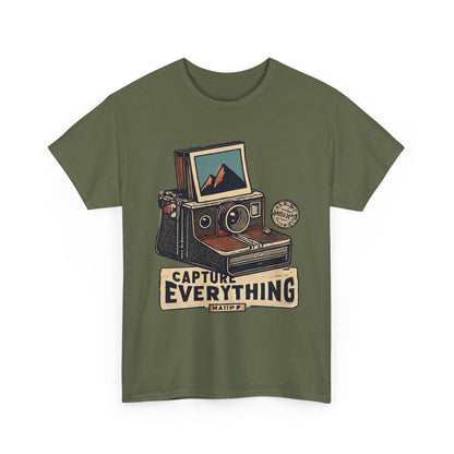 Capture Everything Camera Tee — Photographer Gift Vintage | Root to Peak