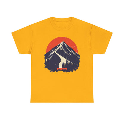 Ski Bum Mountain Graphic Tee — Skier Snow Lover Winter Gift | Root to Peak