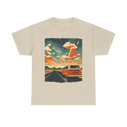 Van Life Adventure Graphic Tee — Road Trip Nomad Travel Gift | Root to Peak