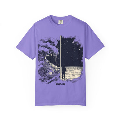 Discipline Ocean Wave Graphic Tee — Motivational Apparel | Root to Peak
