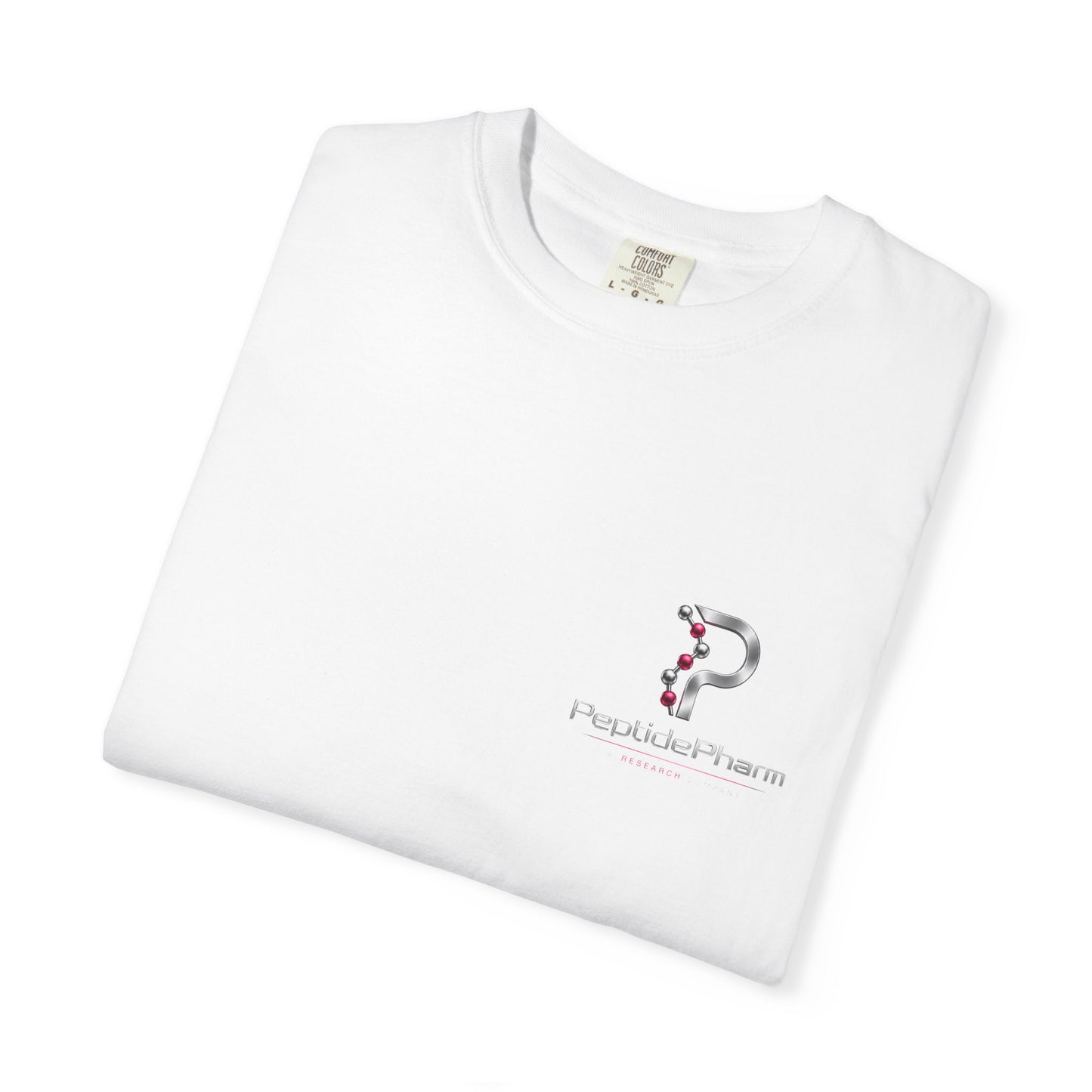 Tina QR - PeptidePharm Unisex Garment-Dyed T-shirt