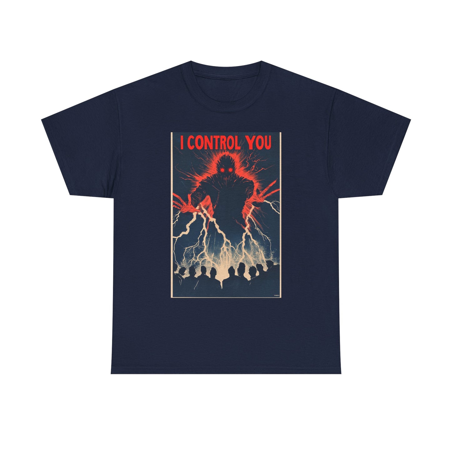 I Control You Graphic Tee — Mind Control Brainwave Art T-Shirt | Root to Peak