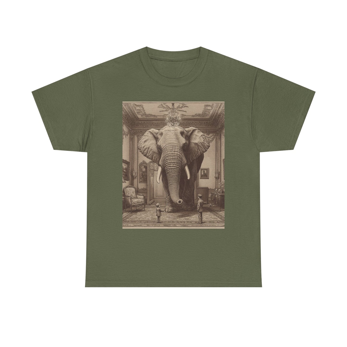 Elephant in the Room Graphic Tee — Funny Idiom Gift | Root to Peak