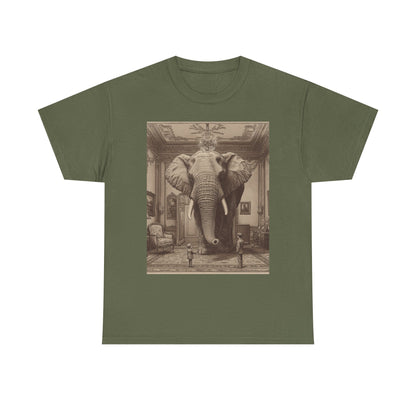 Elephant in the Room Graphic Tee — Funny Idiom Gift | Root to Peak