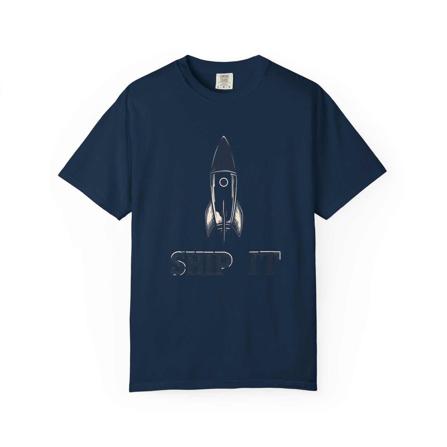 Ship It Rocket Tee — Funny Startup Developer Engineer | Root to Peak