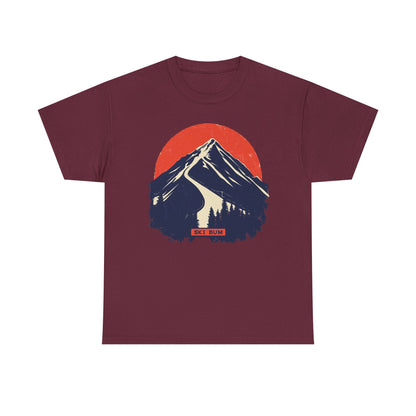 Ski Bum Mountain Graphic Tee — Skier Snow Lover Winter Gift | Root to Peak