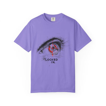 Locked In Eye Graphic Tee — Focus Mindset Athlete Gift | Root to Peak