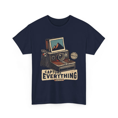 Capture Everything Camera Tee — Photographer Gift Vintage | Root to Peak