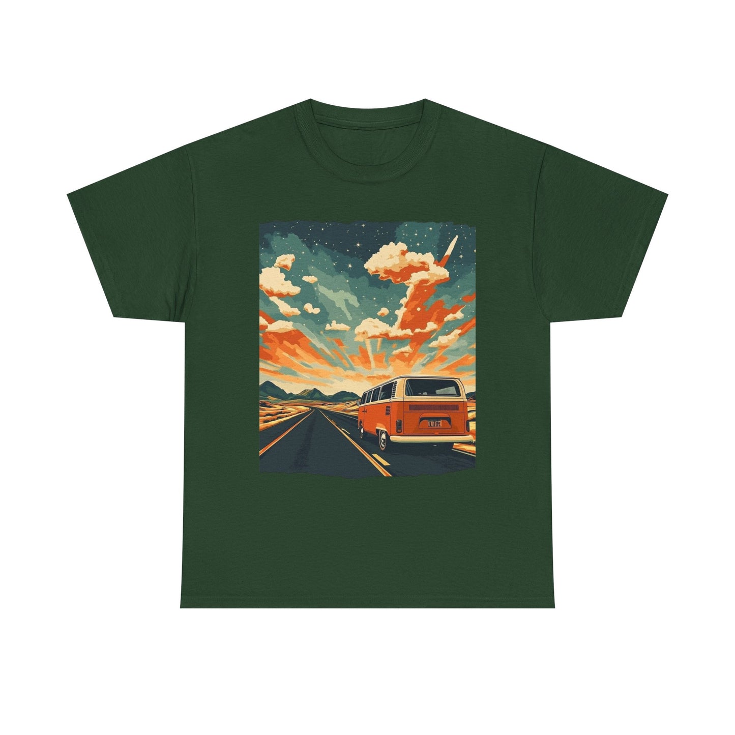 Van Life Adventure Graphic Tee — Road Trip Nomad Travel Gift | Root to Peak