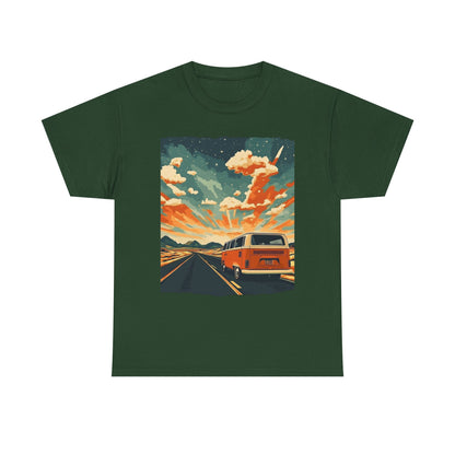 Van Life Adventure Graphic Tee — Road Trip Nomad Travel Gift | Root to Peak