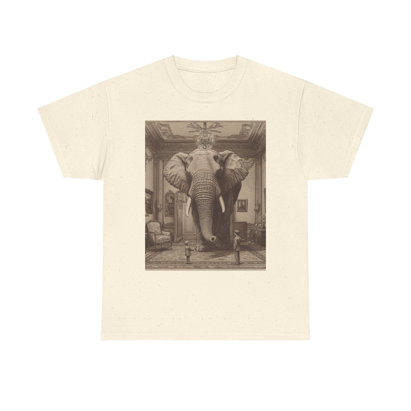 Elephant in the Room Graphic Tee — Funny Idiom Gift | Root to Peak