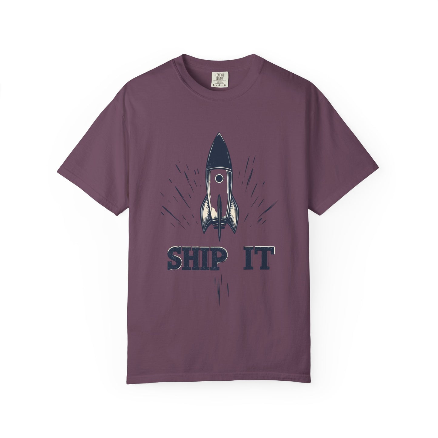 Ship It Rocket Tee — Funny Startup Developer Engineer | Root to Peak