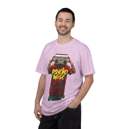 Psycho Music Boombox Tee — Retro Hip Hop Streetwear | Root to Peak