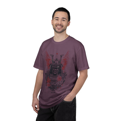 Samurai Helmet Art Tee — Vintage Japanese Warrior Graphic | Root to Peak