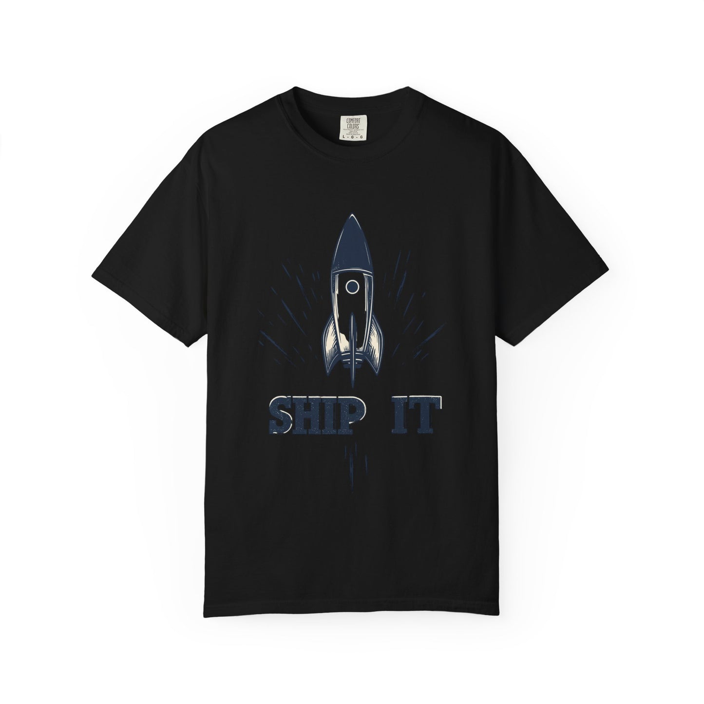 Ship It Rocket Tee — Funny Startup Developer Engineer | Root to Peak