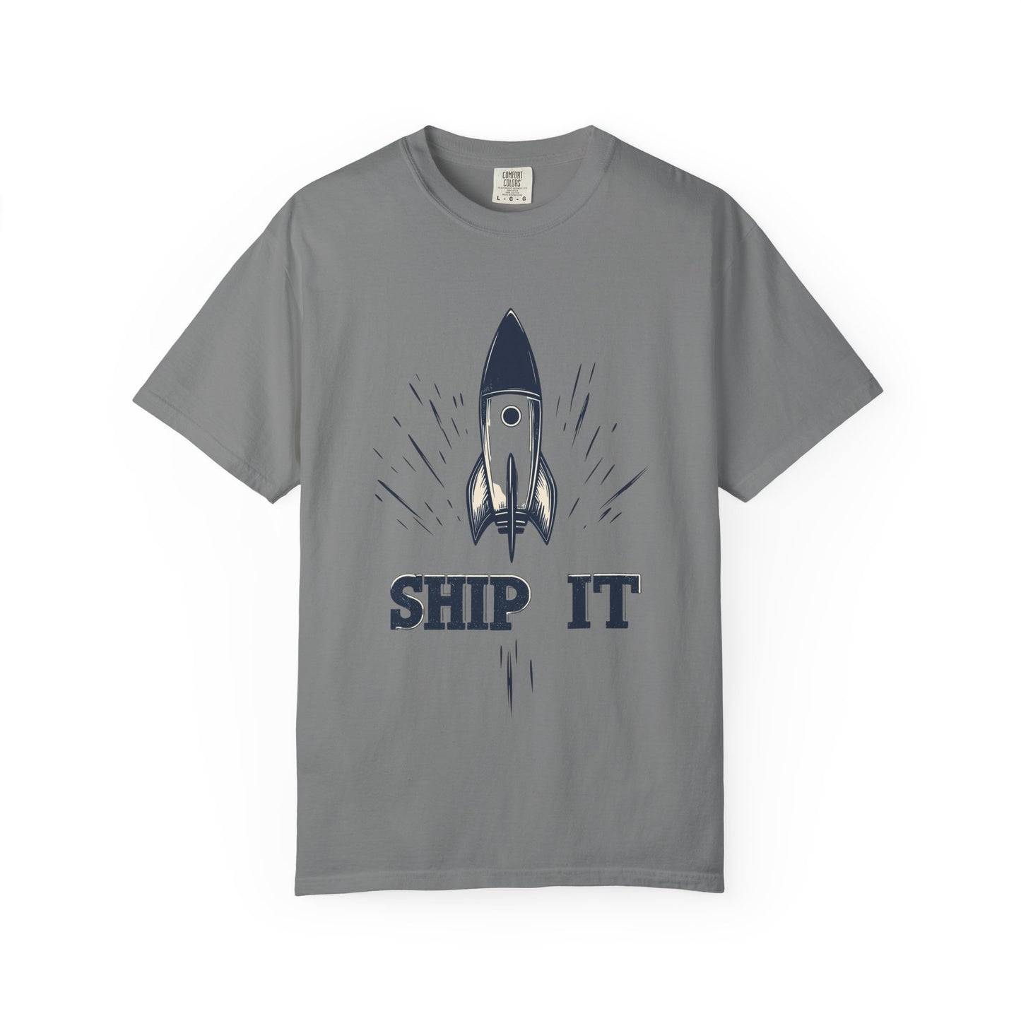 Ship It Rocket Tee — Funny Startup Developer Engineer | Root to Peak