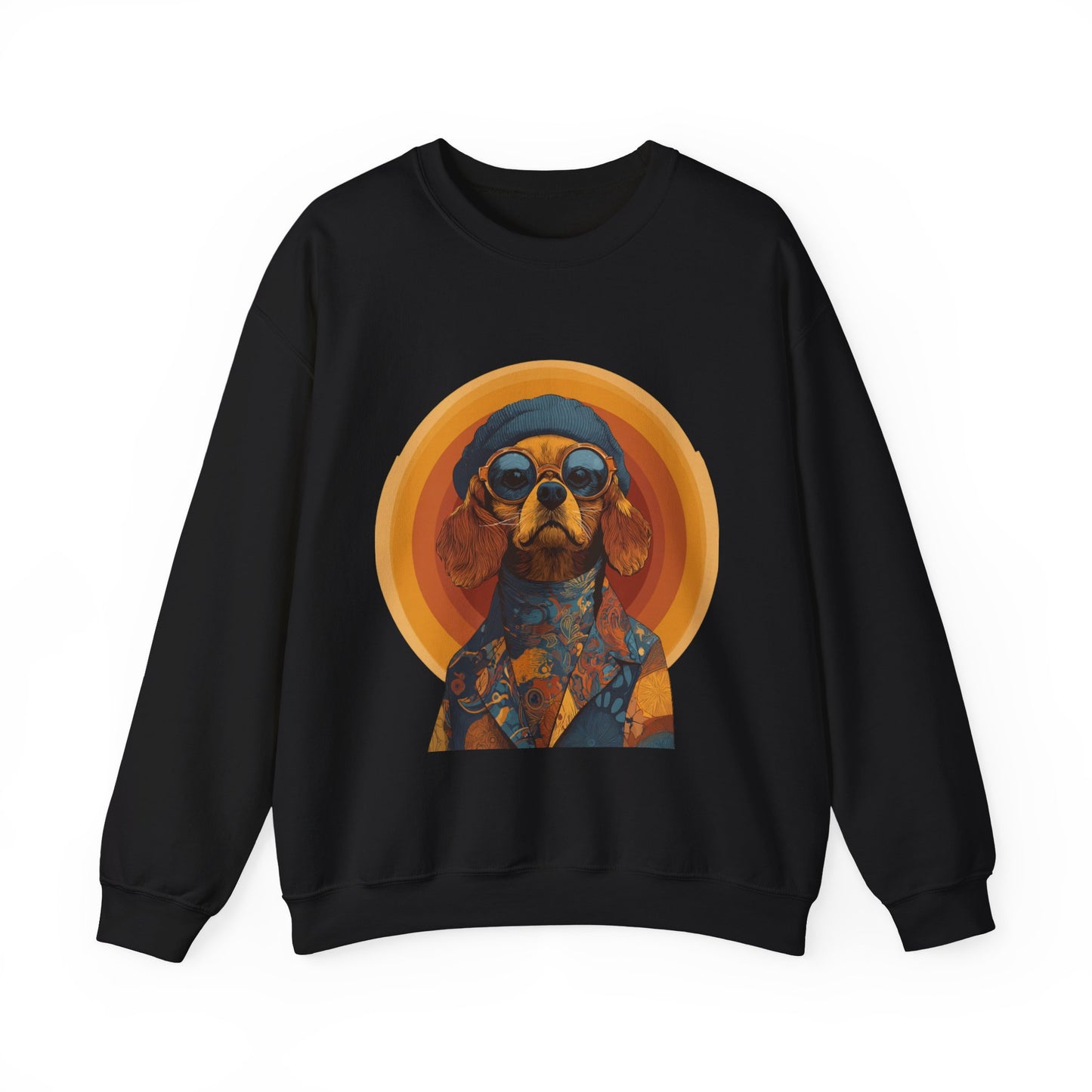 Retro Beagle Portrait Crewneck — Boho Dog Lover Gift | Root to Peak