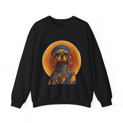 Retro Beagle Portrait Crewneck — Boho Dog Lover Gift | Root to Peak