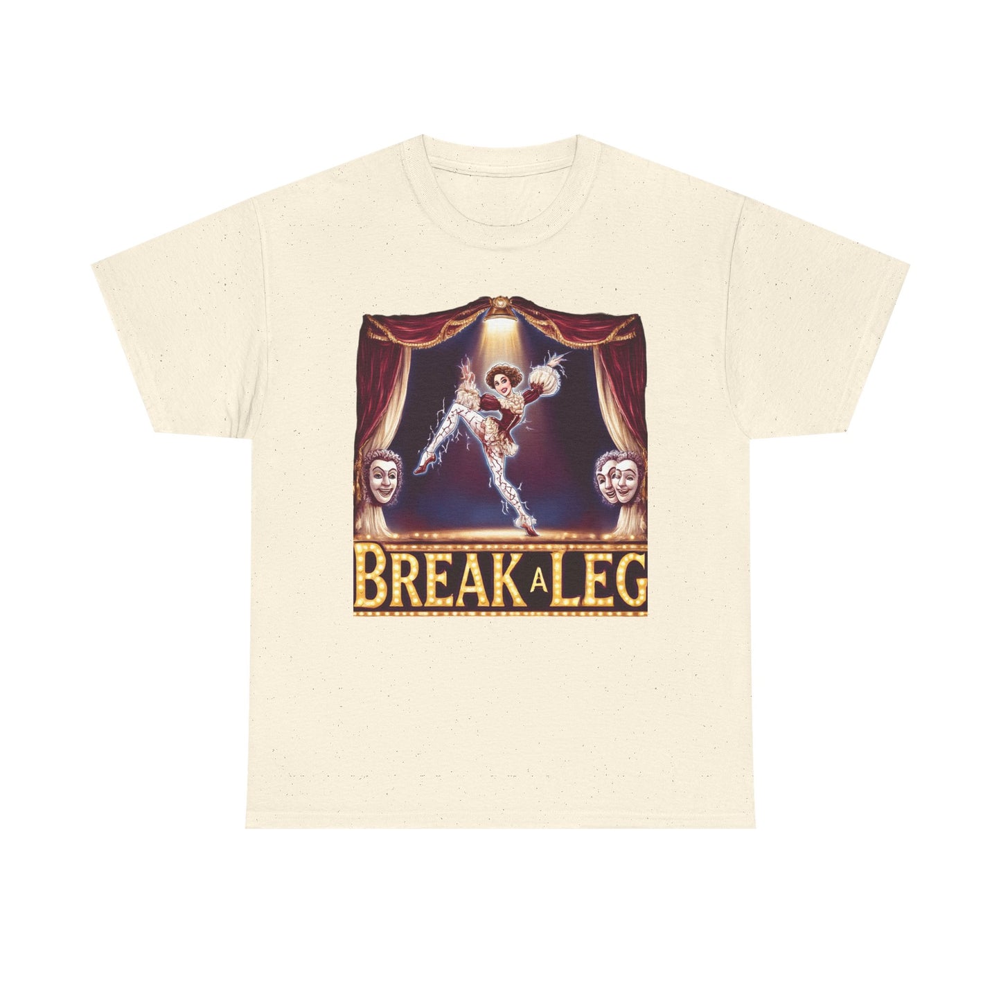 Break a Leg Theater T-Shirt — Drama Gift for Actors | Root to Peak
