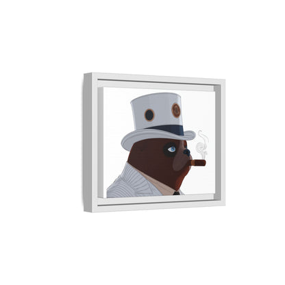 Dapper Bear Canvas Print — Funny Animal Portrait Wall Art | Root to Peak