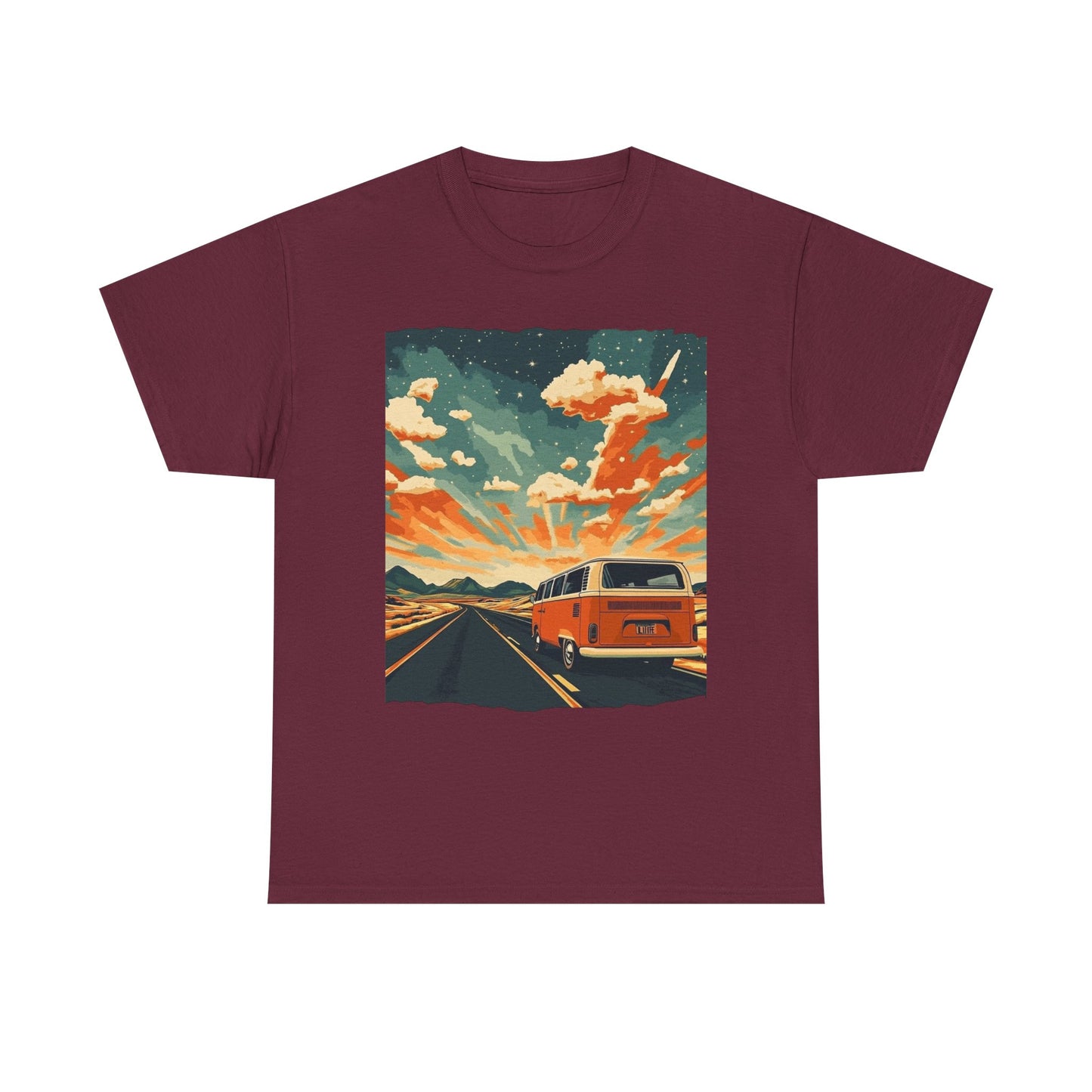Van Life Adventure Graphic Tee — Road Trip Nomad Travel Gift | Root to Peak
