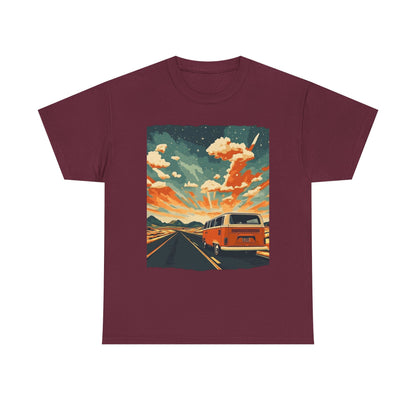 Van Life Adventure Graphic Tee — Road Trip Nomad Travel Gift | Root to Peak