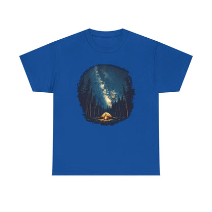 Camping Under the Stars Tee — Night Sky Milky Way Outdoor | Root to Peak