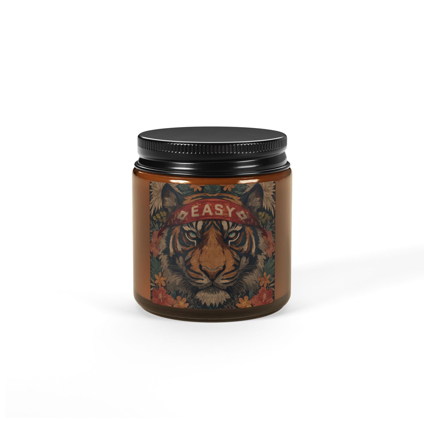 Tiger Easy Soy Candle — Vintage Floral Scented Home Gift | Root to Peak