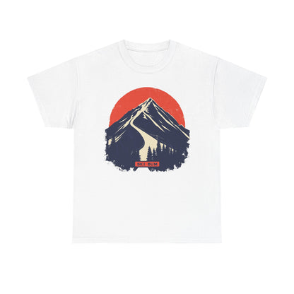 Ski Bum Mountain Graphic Tee — Skier Snow Lover Winter Gift | Root to Peak
