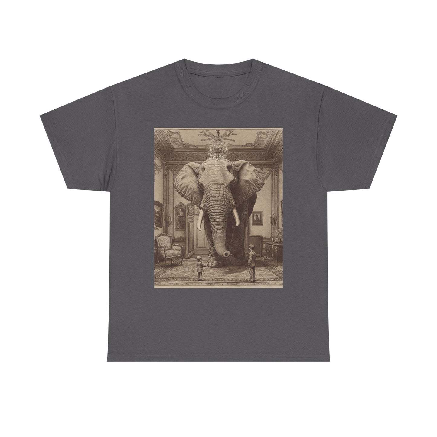 Elephant in the Room Graphic Tee — Funny Idiom Gift | Root to Peak